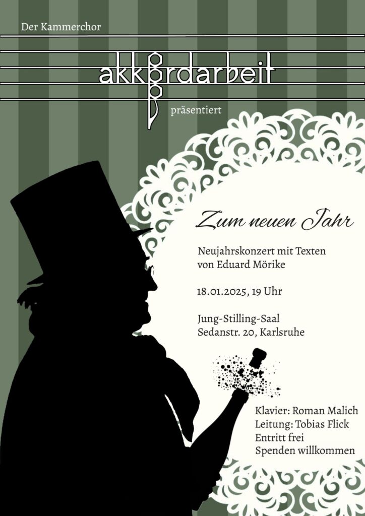 Flyer Konzert Zum neuen Jahr