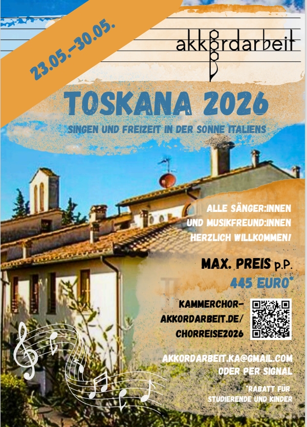 Chorreise 2026 1 Flyer Chorreise